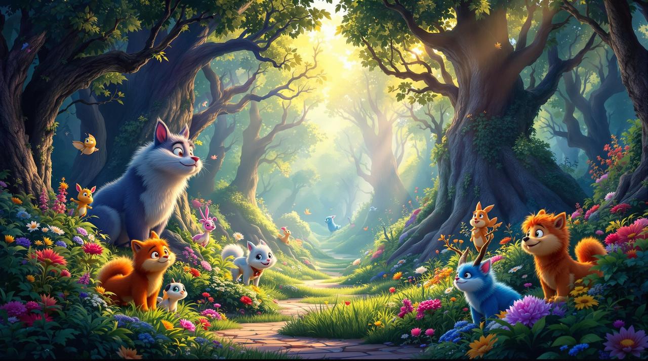 奇幻森林大冒险 - 动画视频封面图